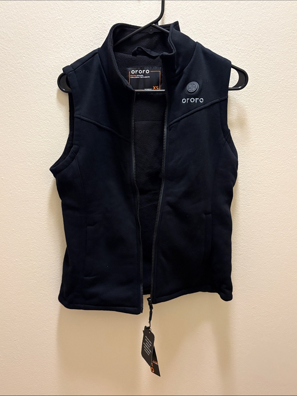 NWT Ororo black heated vest